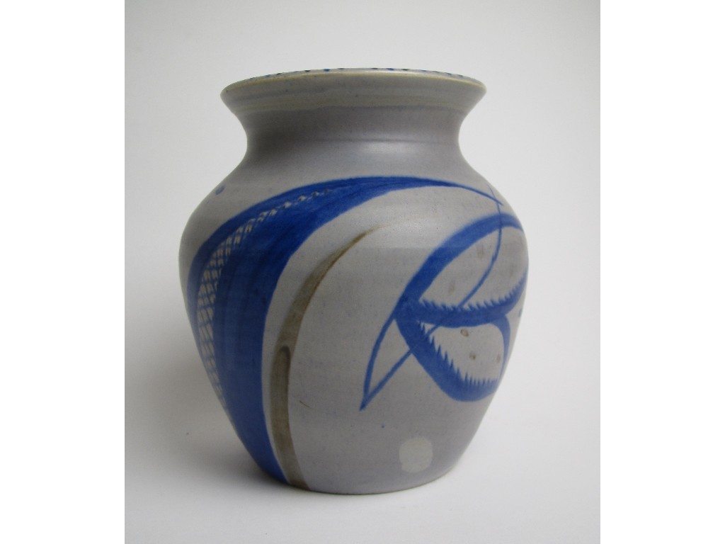 Appraisal: A Susie Cooper vase circa painted with stylised foliate design