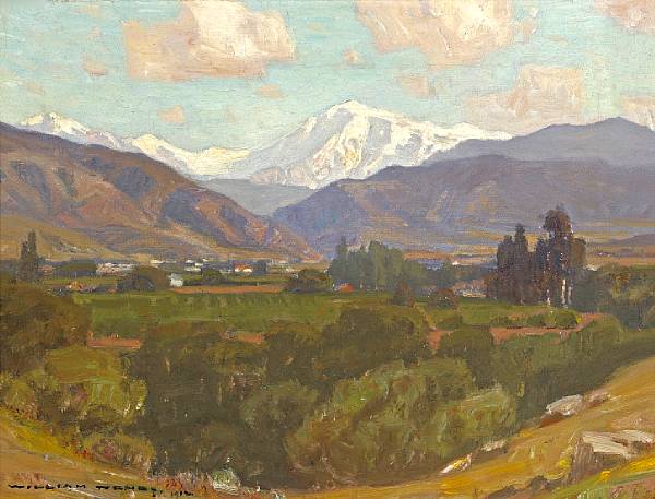 Appraisal: William Wendt American - Mt San Antonio signed and dated