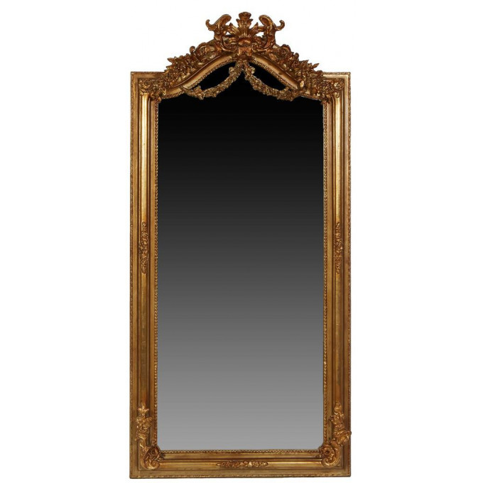 Appraisal: Louis XV Style Gilt Composition Overmantel Mirror th st c