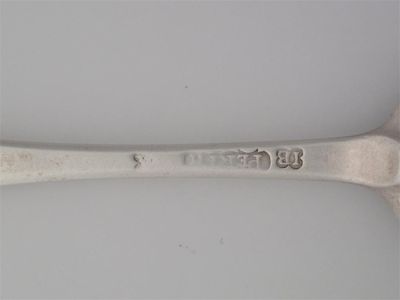 Appraisal: LOTS - PERTH JAMES BROWN A Hanoverian tablespoon script initials