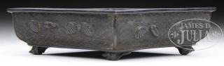 Appraisal: BRONZE FOOTED PLANTER BY MURATA SEIMAN th century Japan The