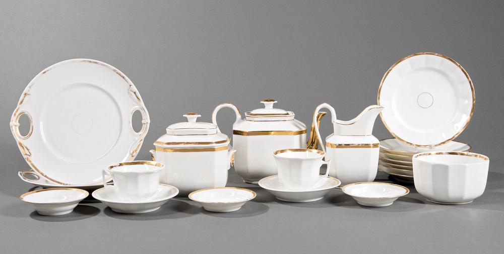 Appraisal: Assembled Paris Anneau d'Or Porcelain Tea and Dessert Service th