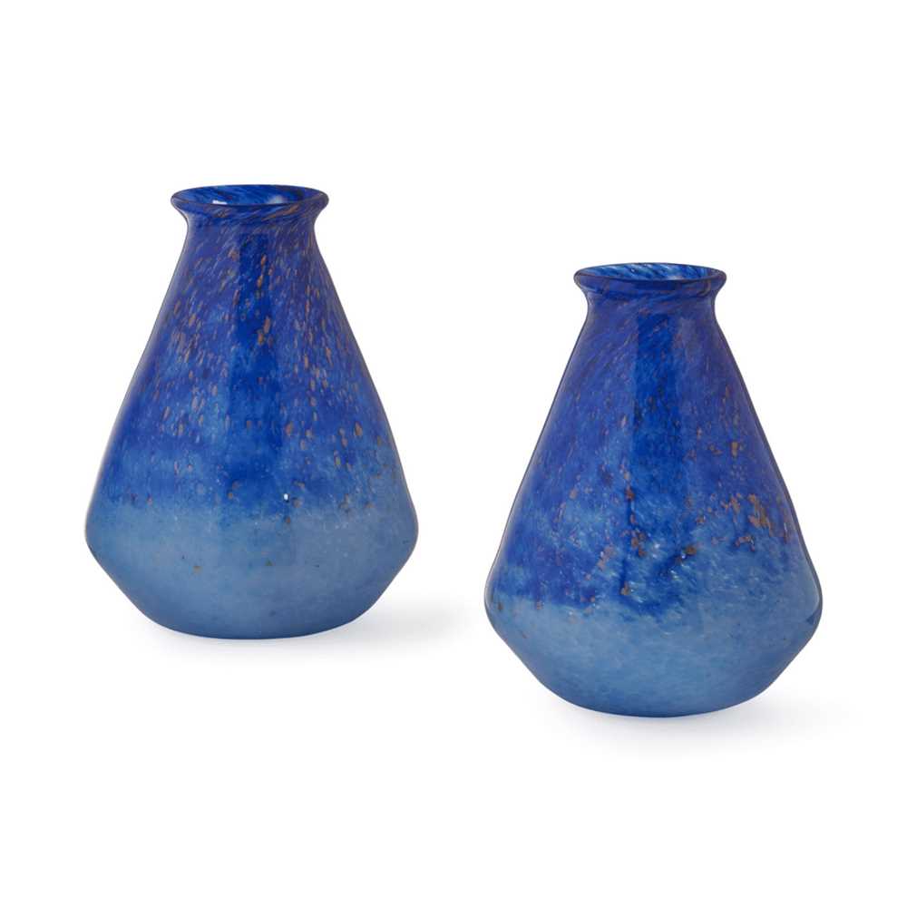 Appraisal: JOHN MONCRIEFF LTD PERTH PAIR OF MONART VASES S blue