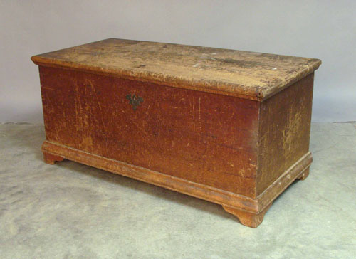 Appraisal: Pennsylvania poplar blanket chest late th c h l