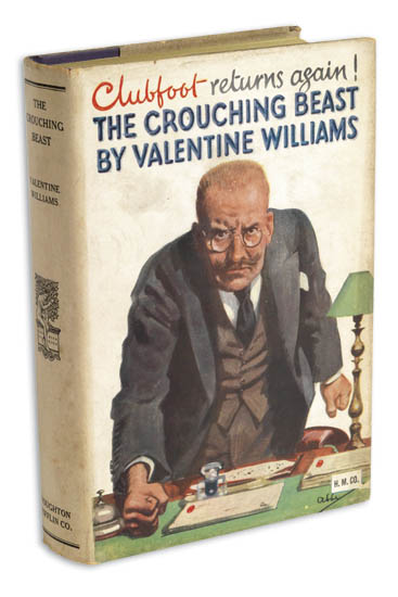 Appraisal: WILLIAMS VALENTINE Group of Clubfoot mysteries vo cloth scattered wear