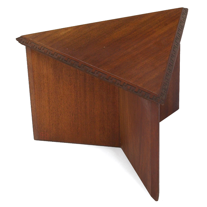 Appraisal: Frank Lloyd Wright table manufactured by Heritage Henredon