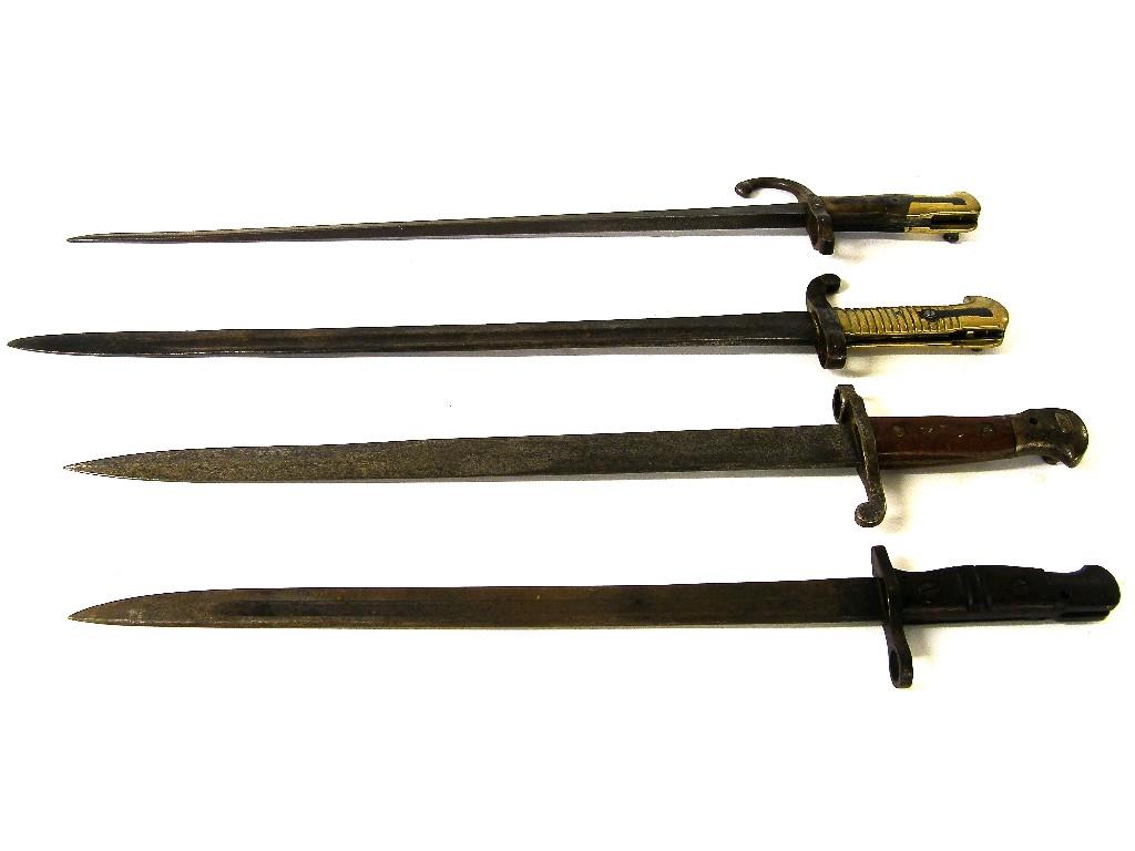 Appraisal: Four Military bayonets