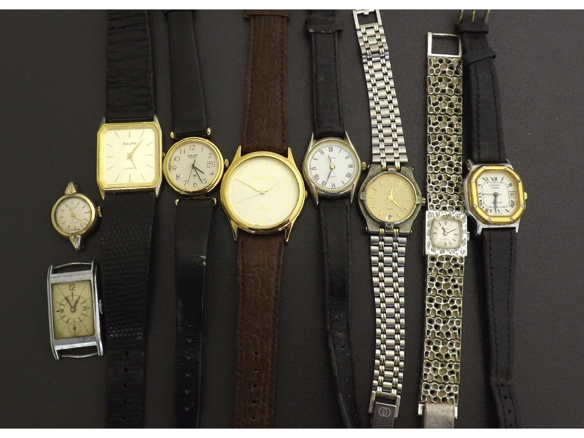 Appraisal: Selection of various watches to include Seiko and Accurist