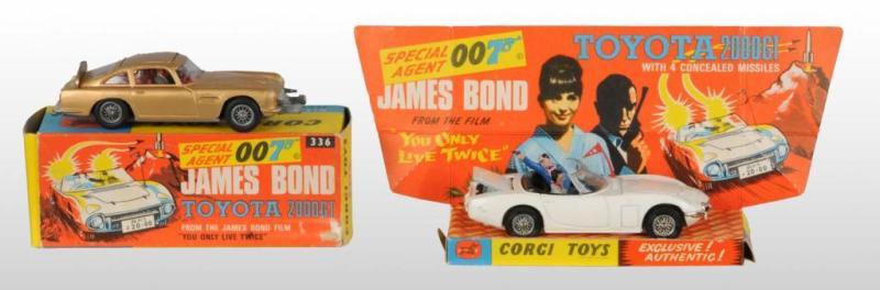 Appraisal: Lot of Corgi James Bond Die-Cast Cars Description Circa to