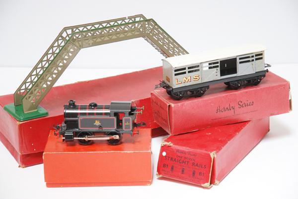 Appraisal: COLLECTION OF HORNBY STOCK INCLUDING NO CATTLE TRUCK NO FOOTBRIDGE