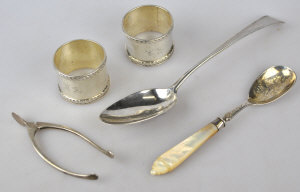 Appraisal: A George III silver OEP table spoon Thomas Streetin London