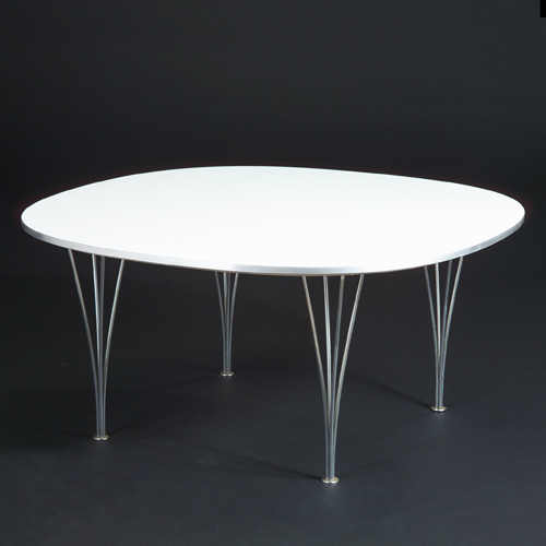 Appraisal: PIET HEIN FRITZ HANSEN Occasional table en suite with preceding