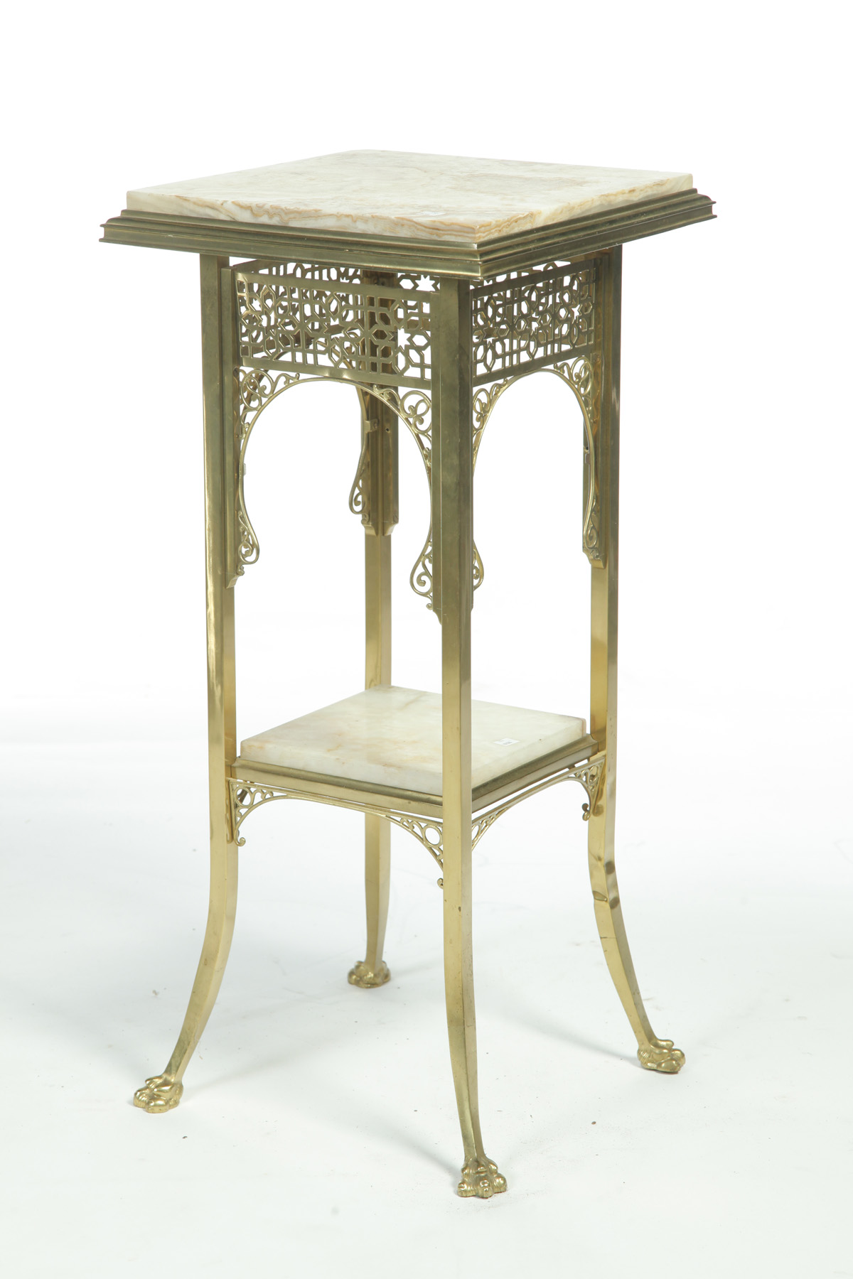 Appraisal: BRASS FERN STAND American th quarter- th century Aesthetic period