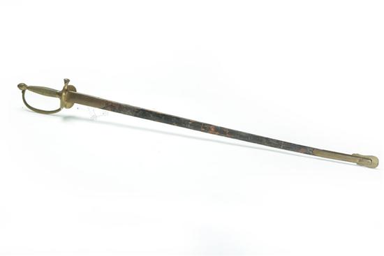 Appraisal: NCO SWORD American nd quarter- th century Model with brass