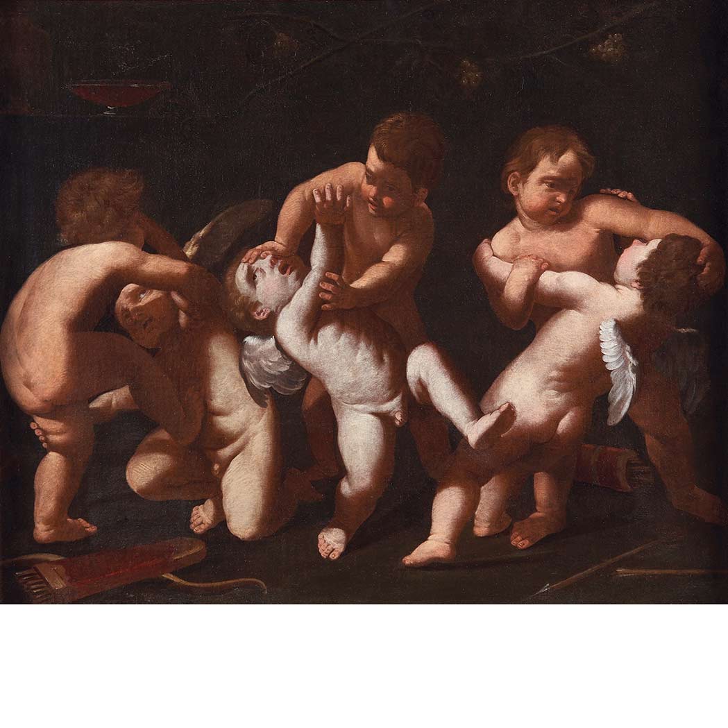 Appraisal: School of Guido Reni An Allegory of the Folly of