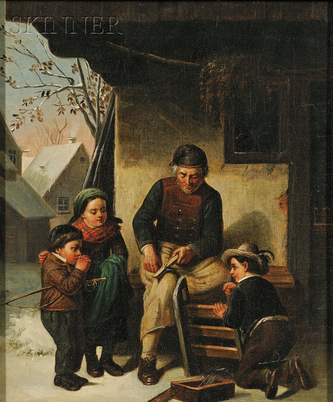 Appraisal: Attributed to Lawrence Carmichael Earle American - The Wood Carver's