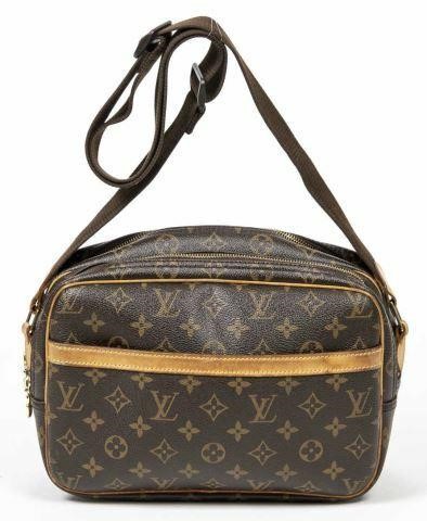 Appraisal: Louis Vuitton Reporter PM crossbody bag in monogram coated canvas