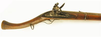 Appraisal: A th century flint-lock musket in cm l and another