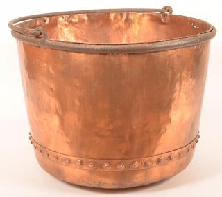 Appraisal: PA th Century Copper Apple Butter Kettle Pennsylvania th Century