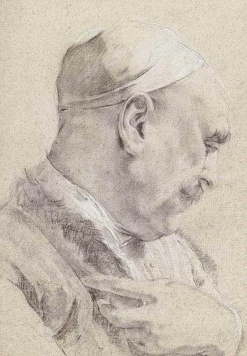 Appraisal: PIAZZETTA GIOVANNI BATTISTA Venice Head of a Levantine man circa