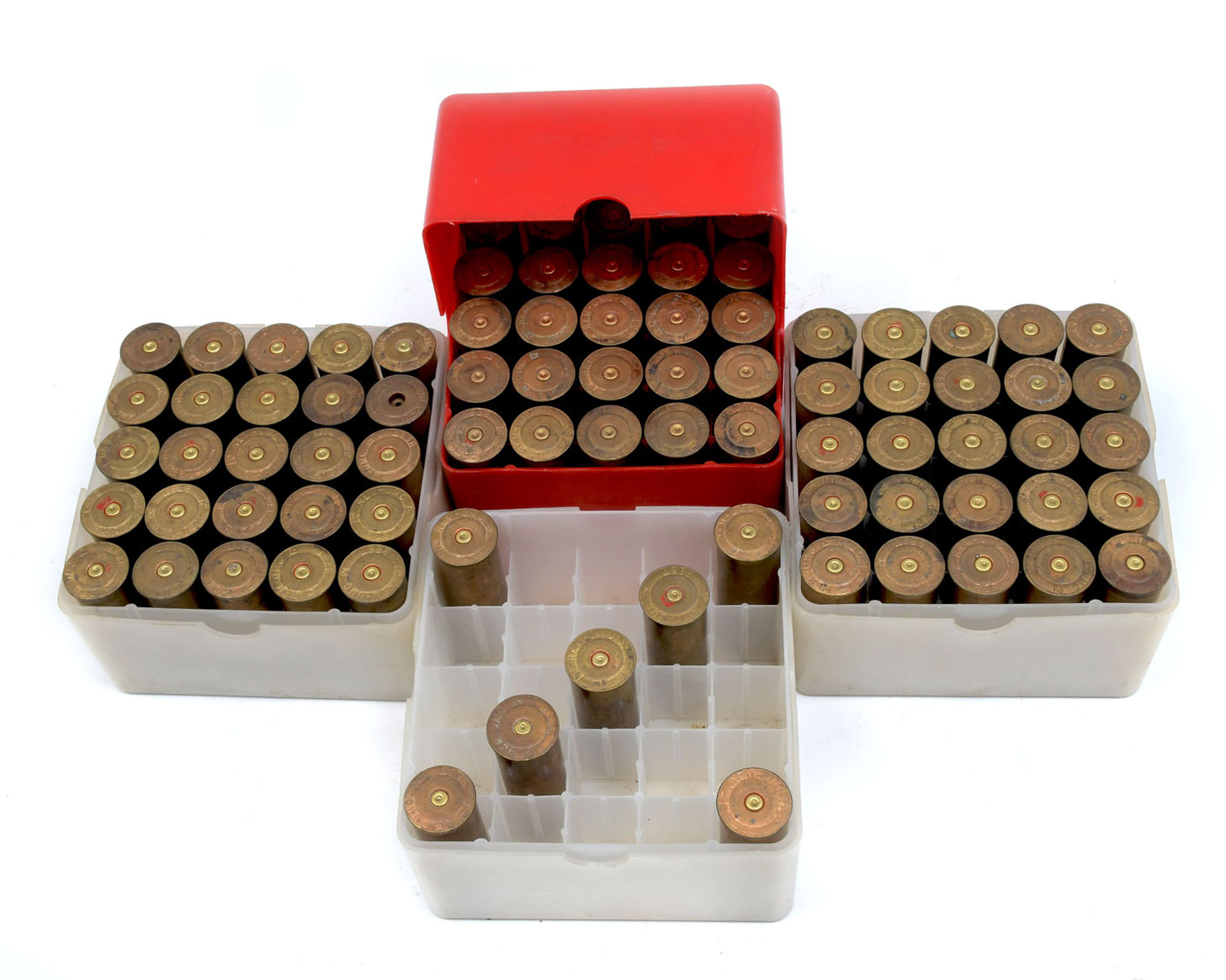 Appraisal: REM-UMC SPENT SHELLS Approx Remington UMC Gauge brass shotgun shells