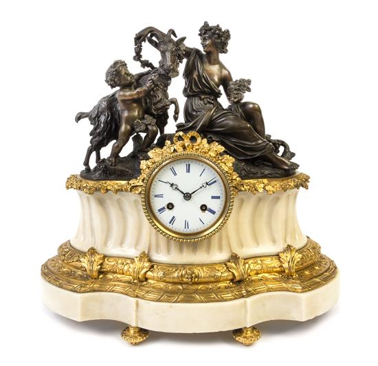 Appraisal: Sale Lot A Louis XVI Style Gilt Patinated Bronze and