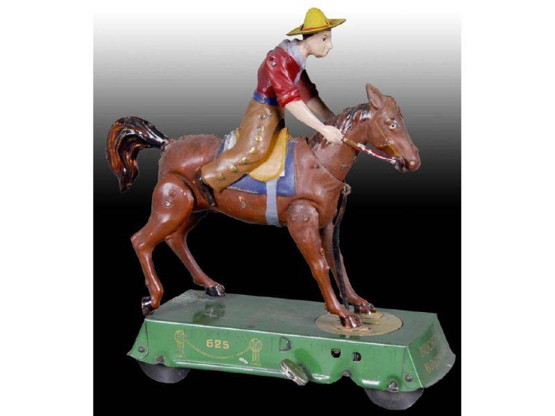 Appraisal: German Tin Wind-Up Lehmann Wild West Bucking Bronc Description ''