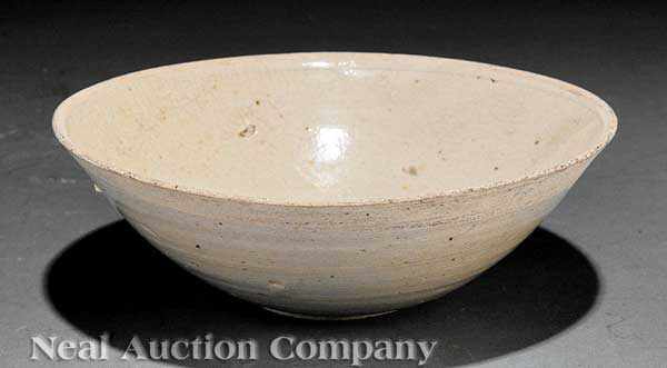 Appraisal: A Chinese Dingyao Pottery 'Twin Fish' Bowl Song Dynasty -