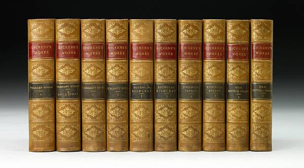 Appraisal: Dickens Charles Works Boston - volumes Illustrated throughout with steel