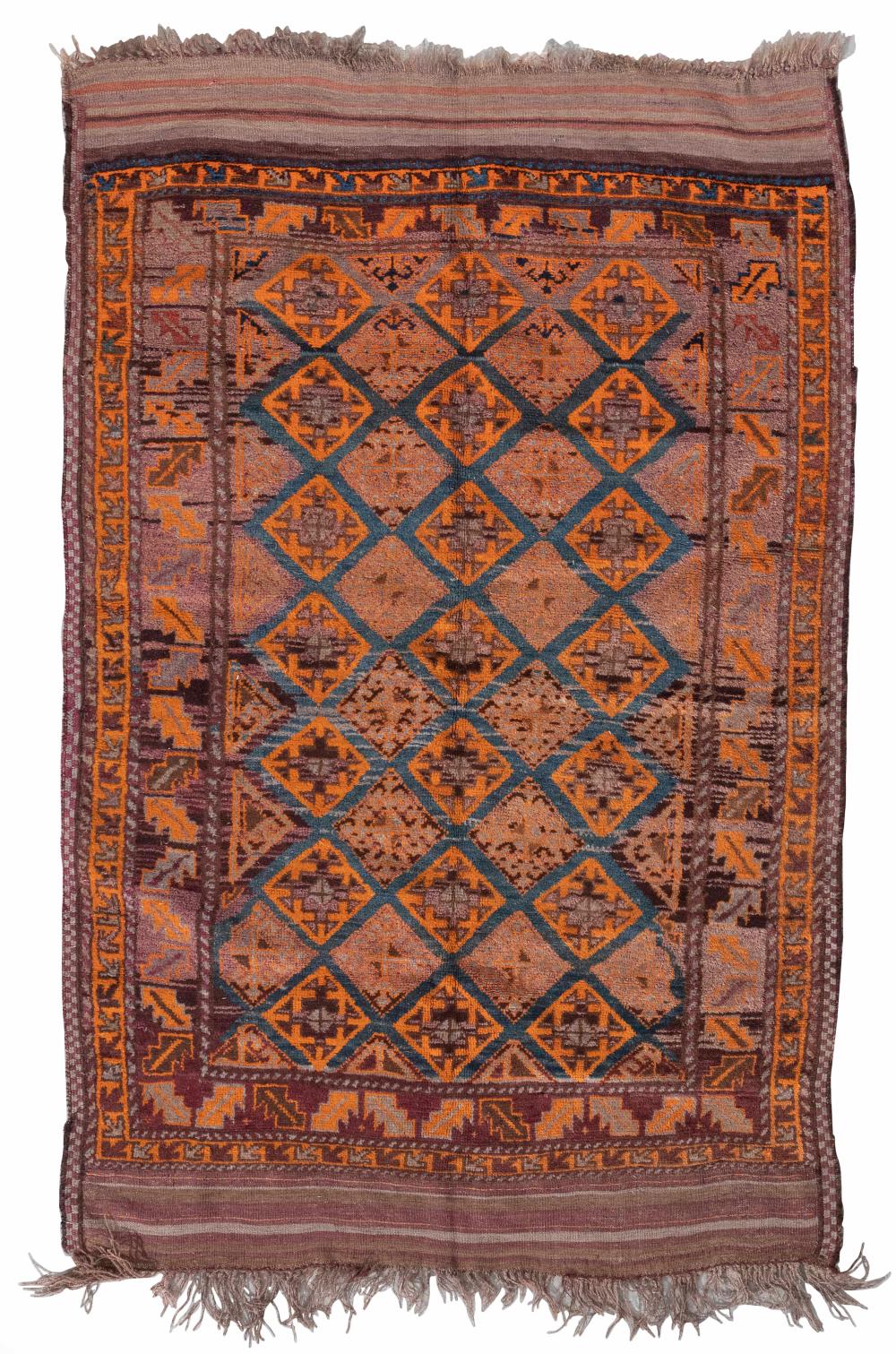 Appraisal: TURKOMAN RUG X SECOND HALF OF THE TH CENTURYTURKOMAN RUG