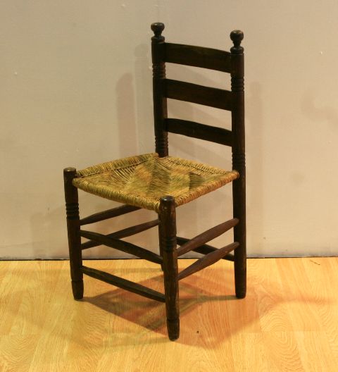 Appraisal: An early th century ladder back chair