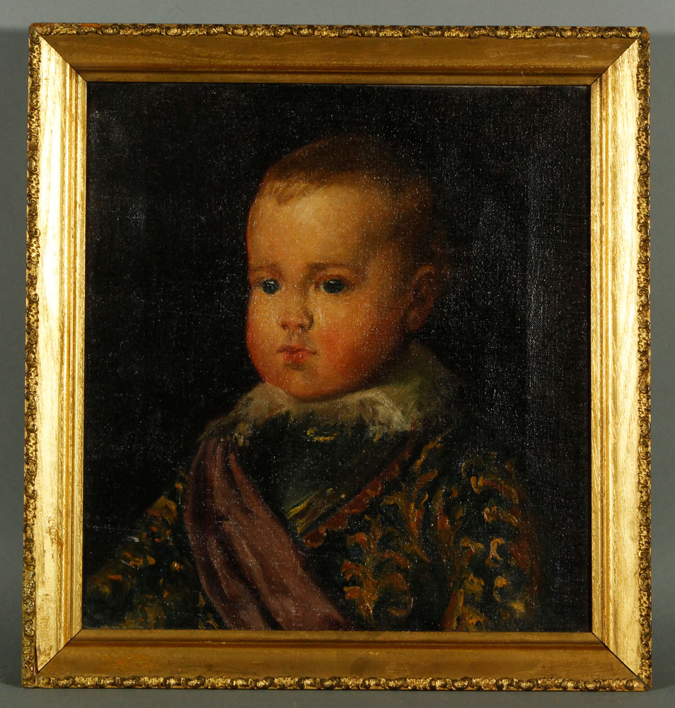 Appraisal: - th C European Portrait of a Child O C