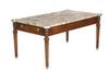 Appraisal: MARBLE TOP COFFEE TABLE - Beacon Hill French Style Coffee