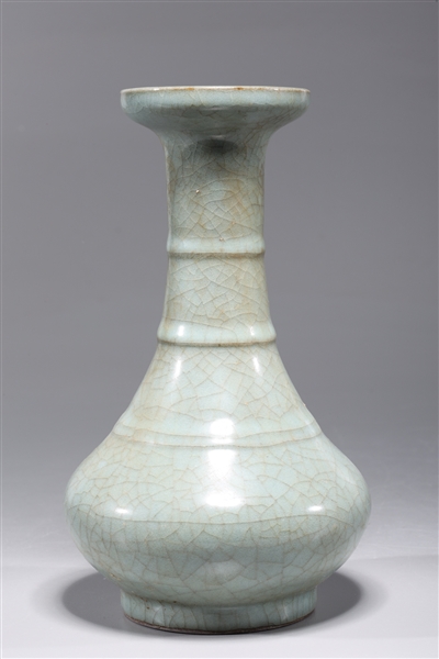 Appraisal: Chinese celadon glazed porcelain vase overall good condition H x