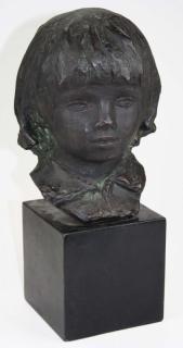 Appraisal: Alva Studios bust after Pierre Auguste Renoir's Head of Coco