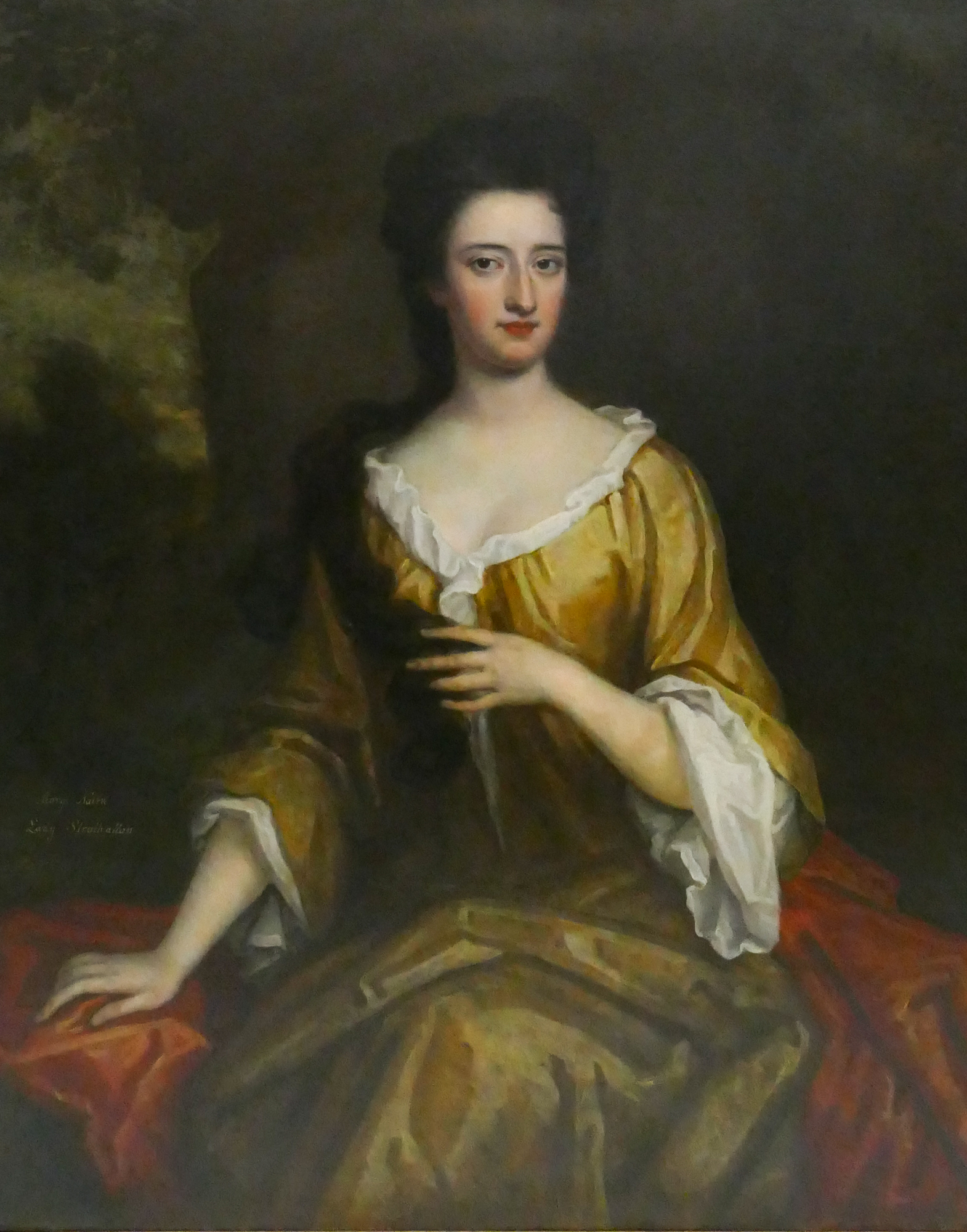 Appraisal: Sir Godfrey Kneller - United Kingdom Portrait of Lady Strathallan