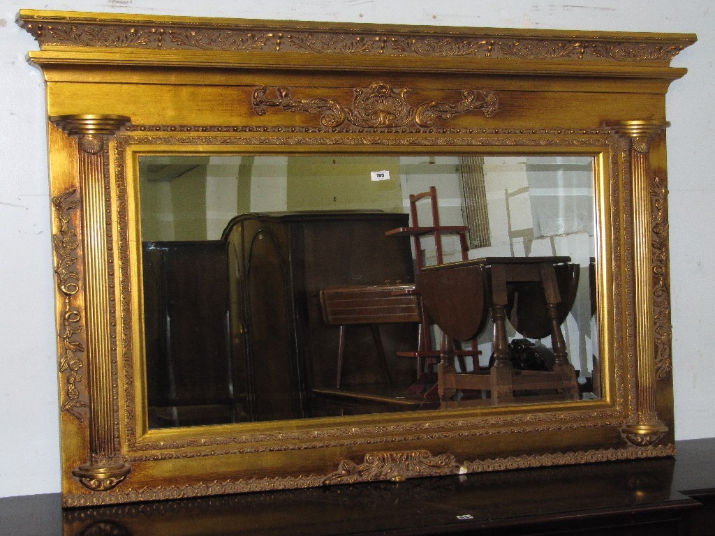 Appraisal: Reproduction gilt framed wall mirror