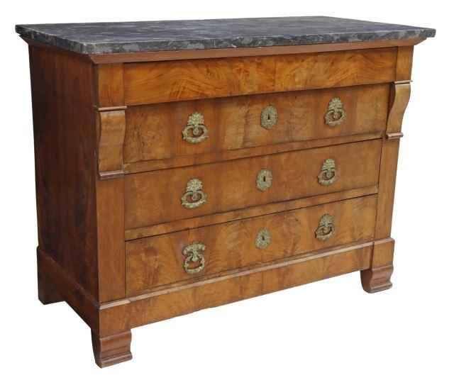 Appraisal: French Charles X period commode first half th c having