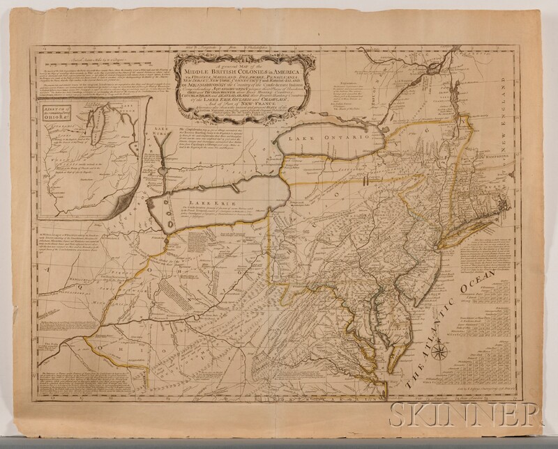 Appraisal: Maps and Charts North America Evans Lewis - A General