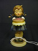 Appraisal: GOEBEL HUMMEL CLUB B DAY GIRL Made in Germany Size