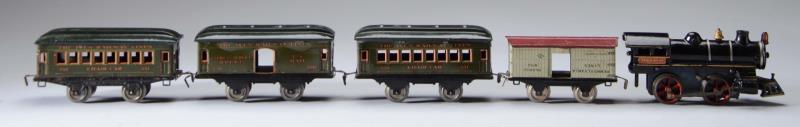 Appraisal: Includes early No wind-up steam locomotive with plates Is complete