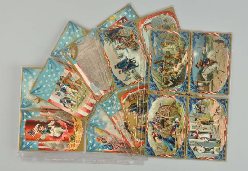 Appraisal: Lot Of Tuck th Of July Postcards This lot includes