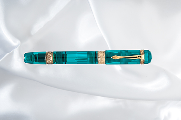 Appraisal: Ancora Acqua Demonstrator Limited Edition fountain pen numbered This pen