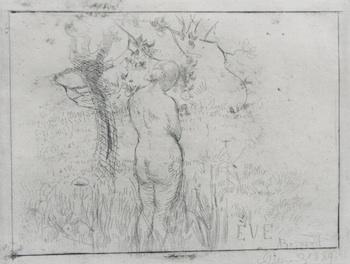 Appraisal: Albert Paul Louis Besnard French - Eve de dos Devant