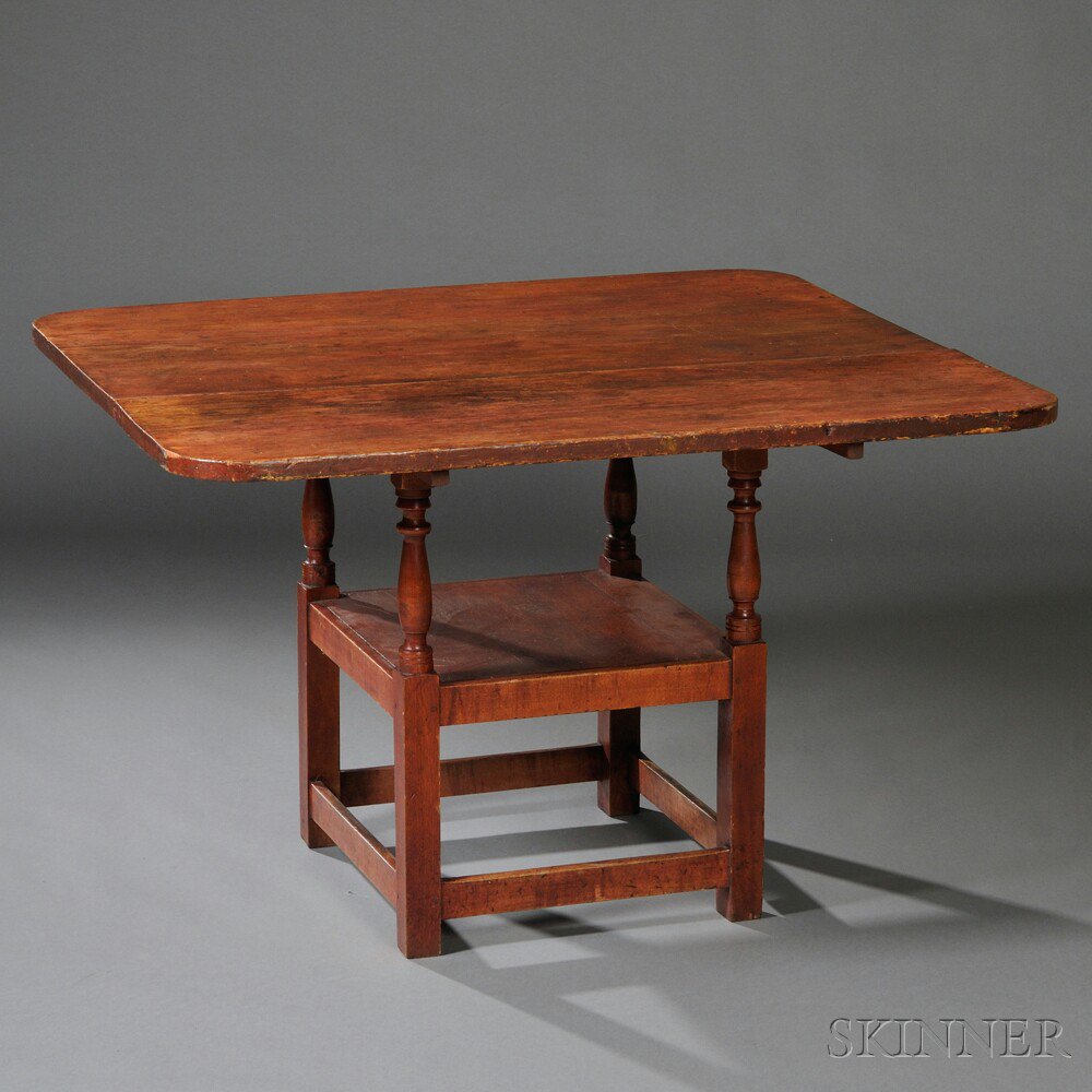 Appraisal: Maple and Pine Hutch Table possibly New Hampshire late th