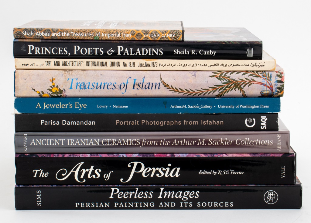 Appraisal: PERSIAN ISLAMIC ART REFERENCE BOOKS Nine reference books on Persian