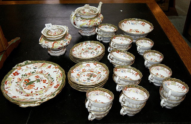 Appraisal: Masons porcelain tea servicecirca pieces