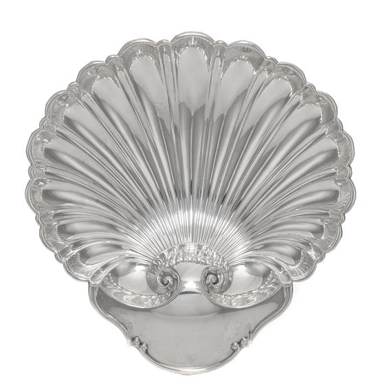 Appraisal: Sale Lot An American Silver Shell Form Dish Tuttle Silversmiths