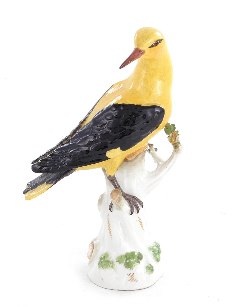 Appraisal: Meissen porcelain bird th century H Provenance North Carolina collection