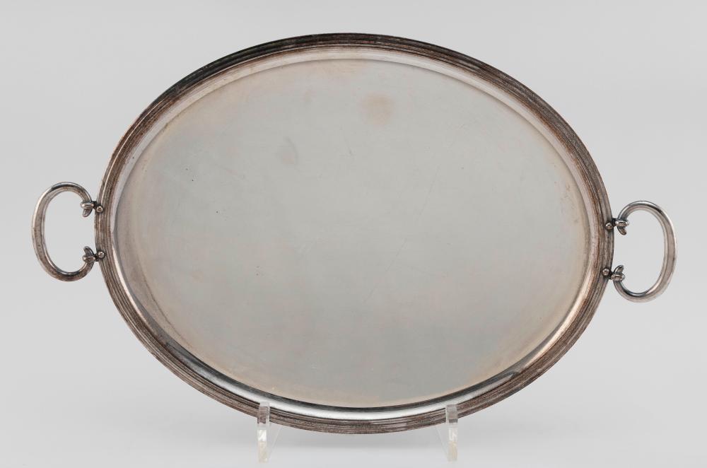 Appraisal: CHRISTOFLE SILVER PLATED TRAY FRANCE SECOND HALF OF THE TH